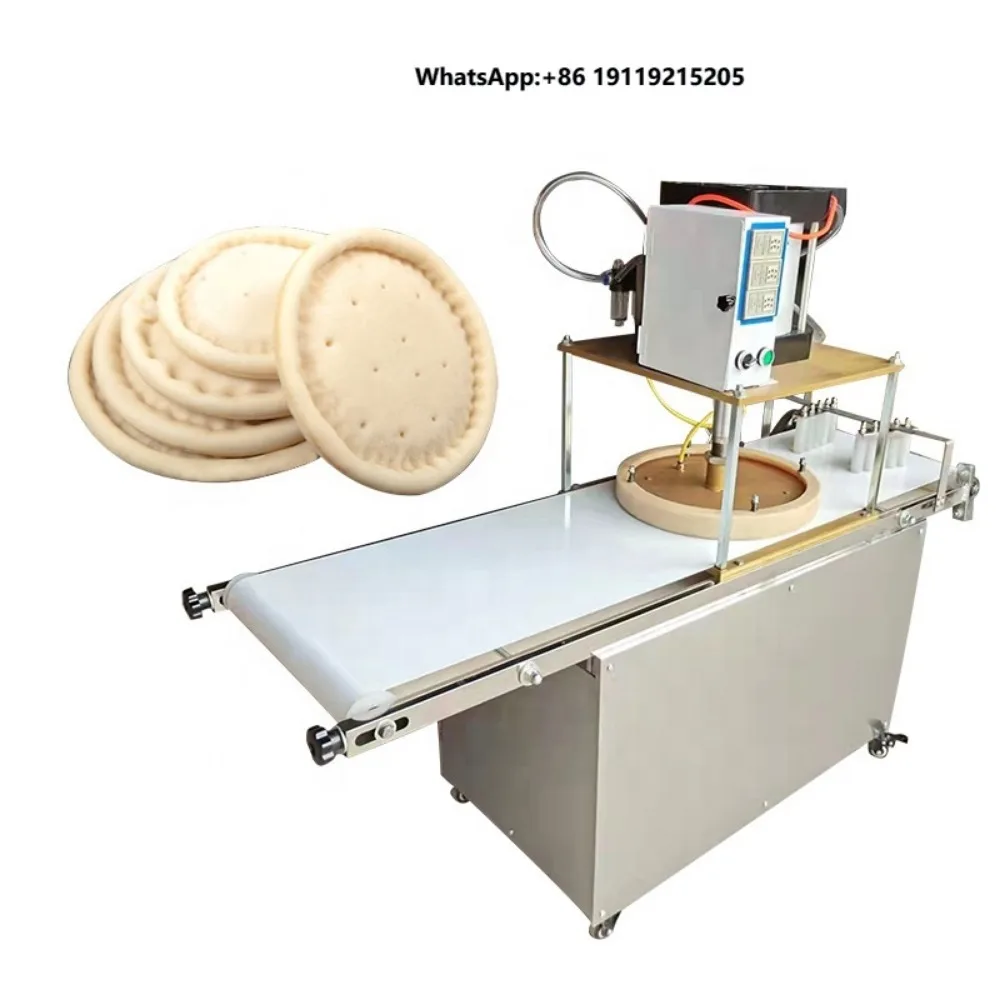 Pneumatic Tortilla Pizza-Former Pancake Automatic 7en 1 Pizza Crust Base Dough Pita Press Presser Naan Make Machine