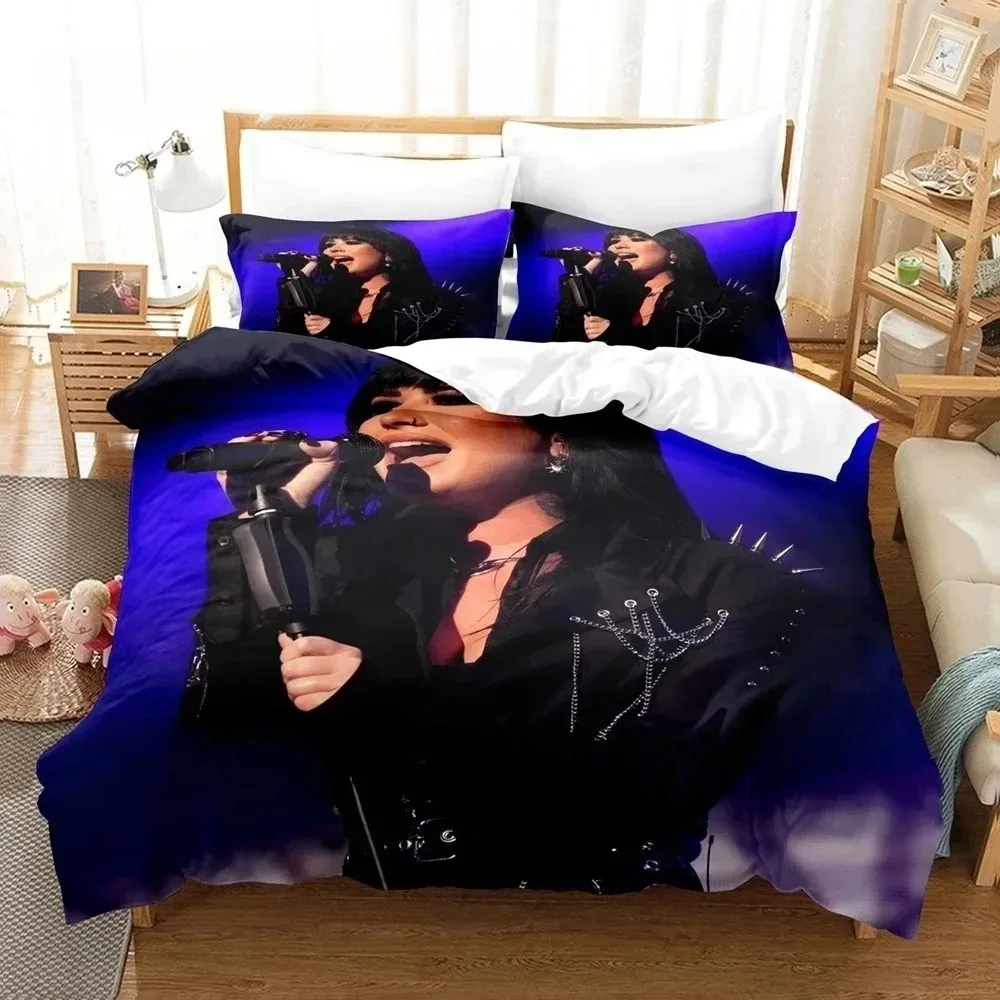 

Demi Lovato Bedding Set Single Twin Full Queen King Size Bed Set Aldult Boys Bedroom Duvet cover Sets 3D Print