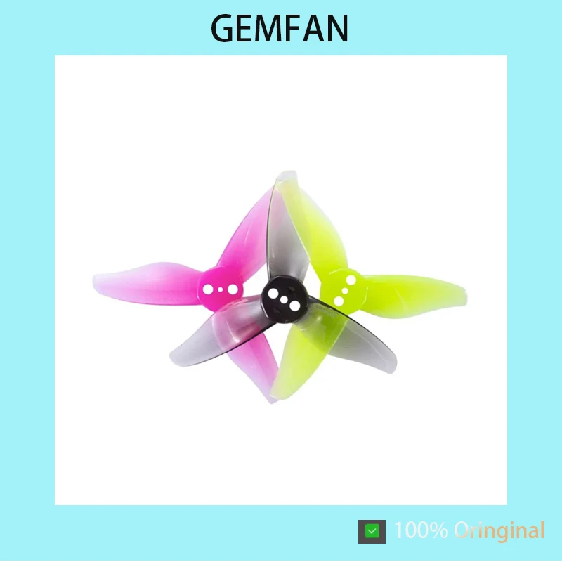 GEMFAN 2023 3-Blade 2 Inch Propeller, 1.5mm Center Hole, Toothpick FPV Drone Props for HGLRC Draknight