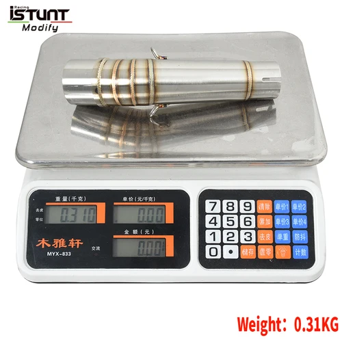 Imagen 2 del producto Slip on para HONDA CBR 250R CBR250R 2011 - 2017 sistema de silenciador de escape para motocicleta espacio tubo de conexión medio de escape para motocicleta