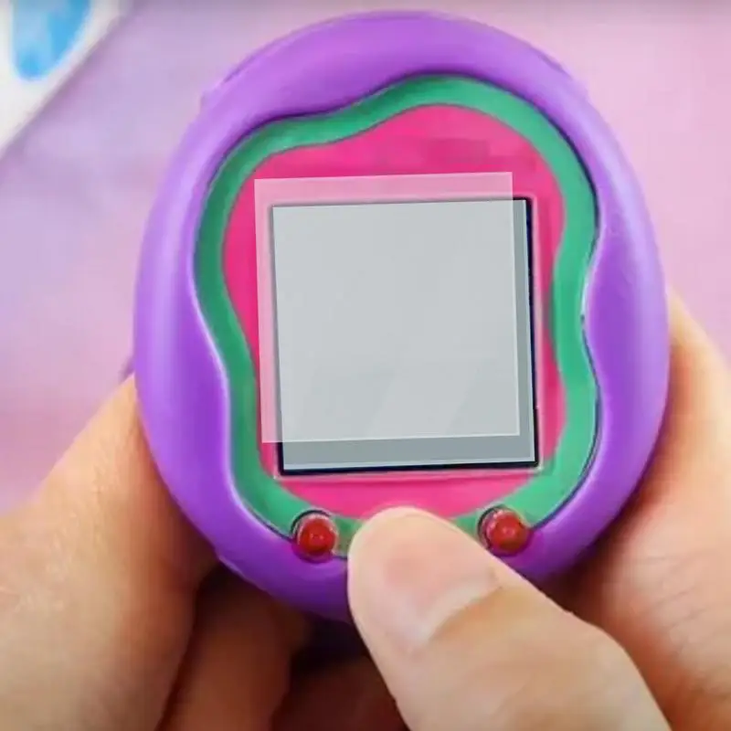 5 szt. Folia zabezpieczająca ekran na konsolę do gier Tamagotchi Uni HD PET Anti-Scratch elektroniczny zwierzak akcesoria do maszyn