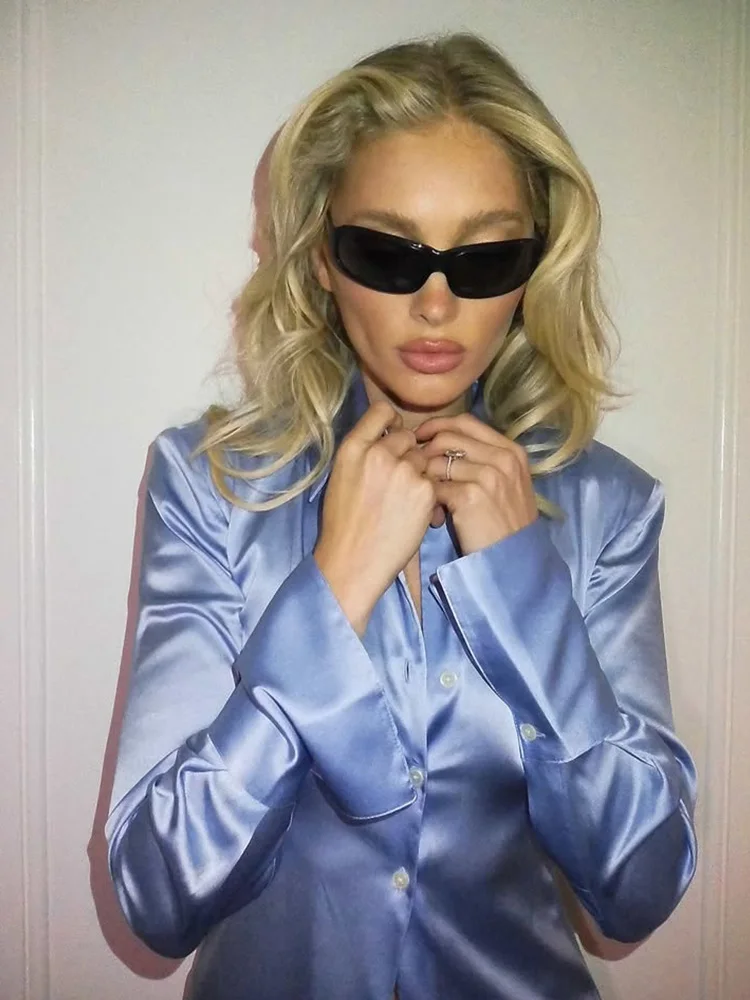 

Ahagaga однотонные топы с длинными рукавами для женщин, модные футболки с v-образным вырезом и отложным воротником, женские сексуальные клубные футболки, элегантные повседневные футболки