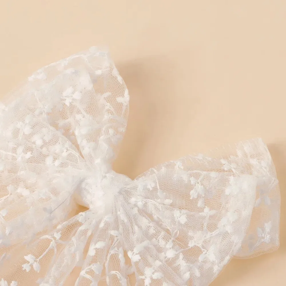 Mooie kanten strik haarclip bloem prinses stijl zwaluwstaart strik haarspeld hoofddeksels bruiloft seizoen