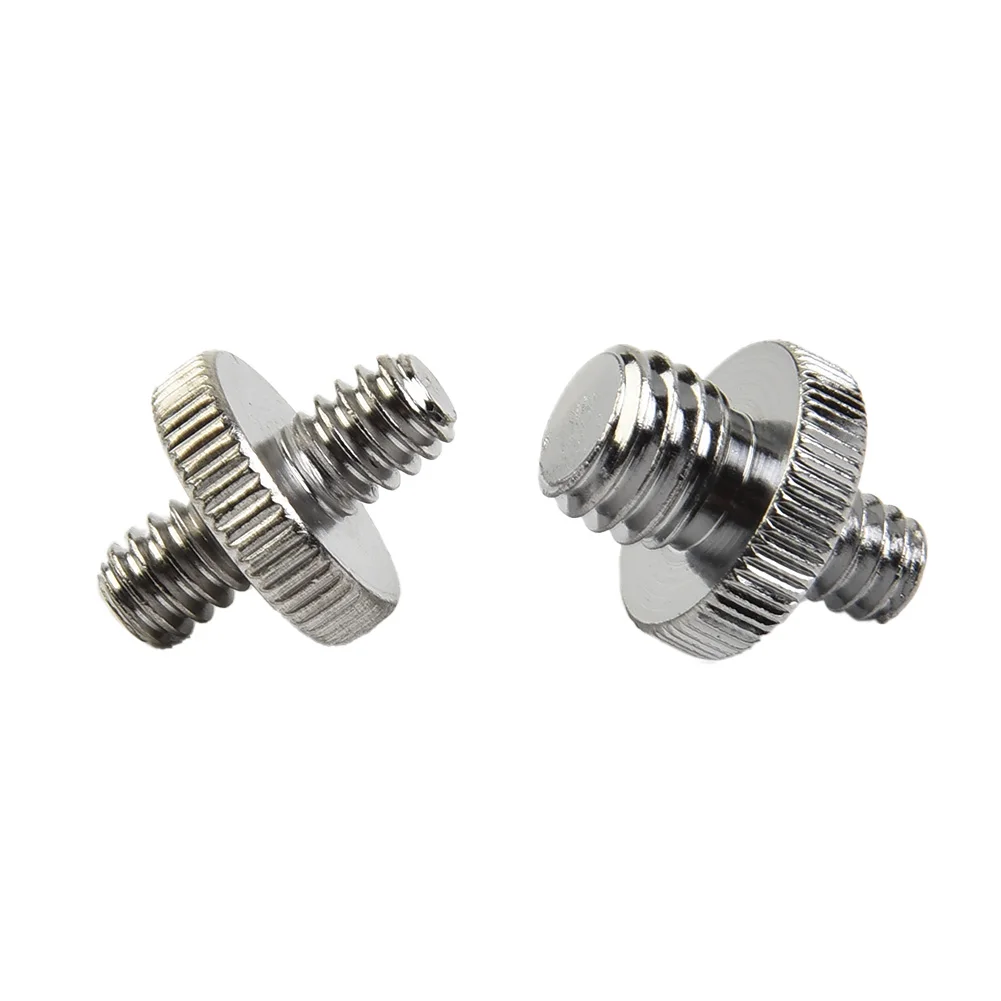1/4\" Male To 1/4\" Or 3/8\" Male Threaded Screw Adapter For Camera Tripod Stand Camera Photo Accessories Threaded Screw Adapter