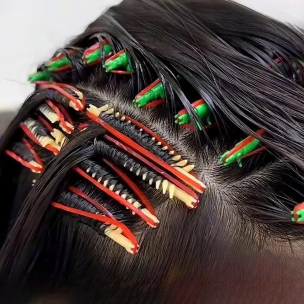 20/30Pcs 2.3/3.3/4/5mm Diameter Hair Root Perm Rods Bangs Volumizing Waves Fluffy Hair Curlers Set With Clips Perm Rods Bars