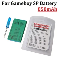 original 3.7V 850mAh Li-ion Battery pack With Screwdriver For Nintendo Gameboy Advance SP GBA SP