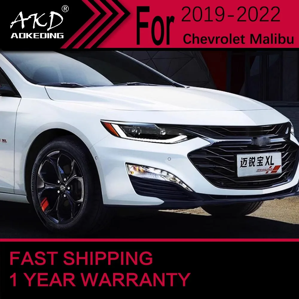 Car Lights for Chevrolet Malibu XL LED Headlight 2019-2022 Malibu Head Lamp Drl Projector Lens Automotive
