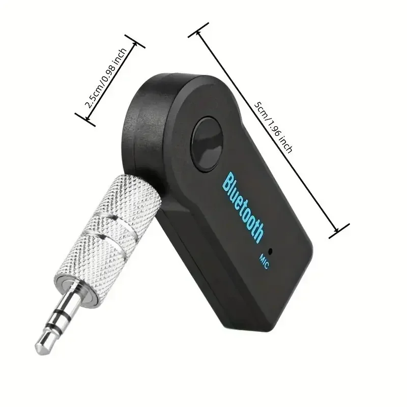 Wireless Bluetooth Music Receiver Adapter Audio 3.5mm Stereo A2DP Music Streaming Car Kit for Car AUX IN Home Speaker MP3