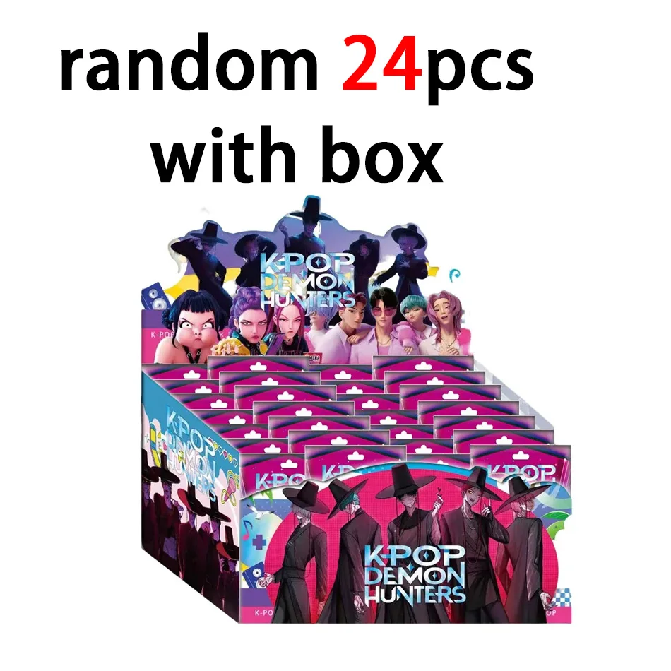 Figurka Demon Hunters Blind Box Anime Kpop 2025 Model Kolekcjonerski Dekoracja na Biurko dla Dzieci Gadżety Prezent