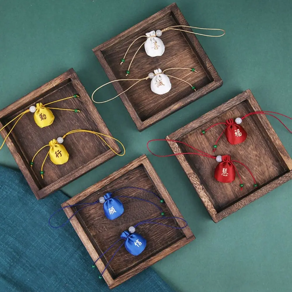 

Printing Mini Cloth Sachet for Filled Fragrant Herbs Hanging Chinese Style Sachet Bag Decoration Jewelry Packaging