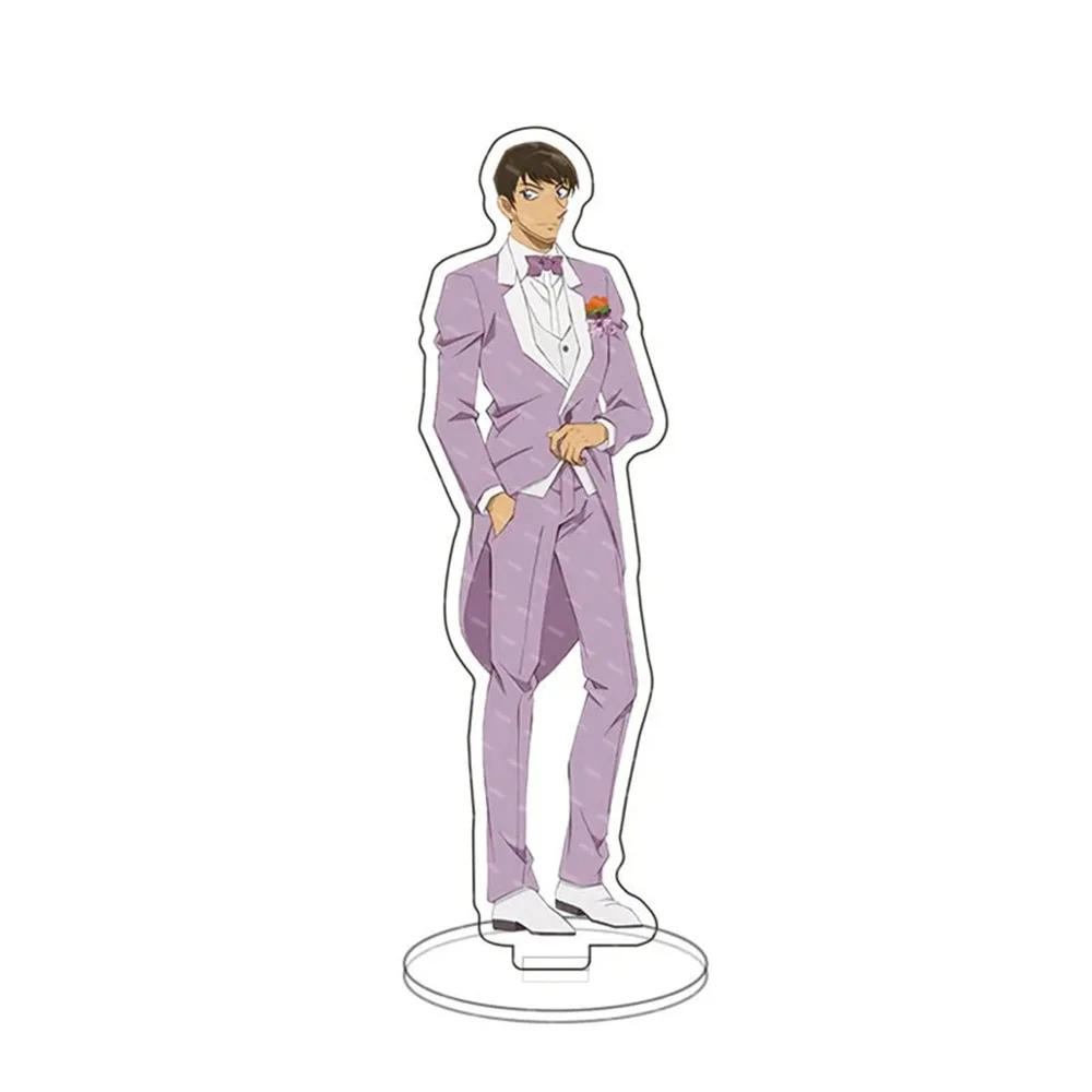 Detective Conan Anime Figure Acrylic Stand Cartoon Action Decoration Cosplay Model Plate Small Desktop Toy Bride Wedding Gift