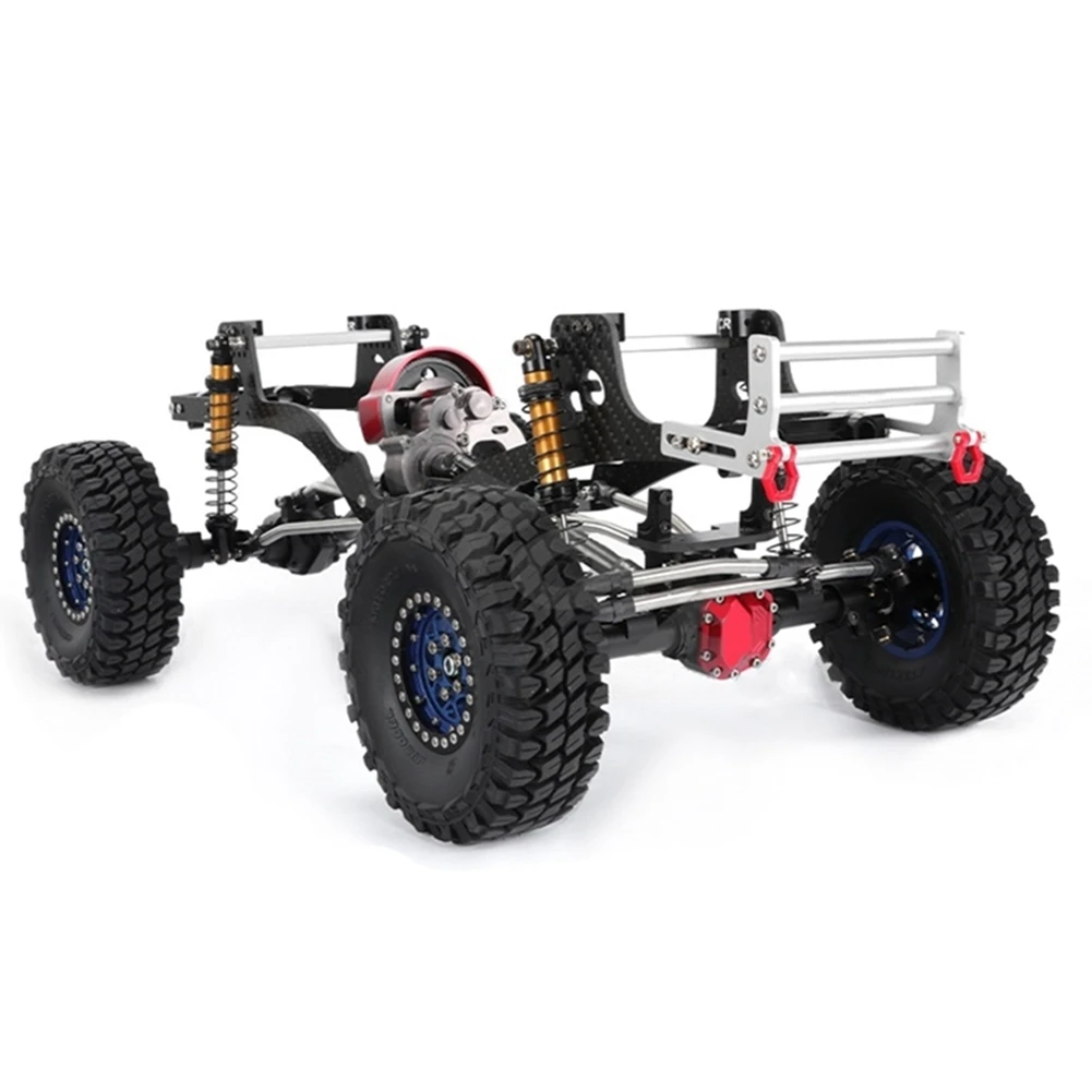 المصد الأمامي المعدني LCG مع خطاف السحب لمحور SCX10 Traxxas TRX4 1/10 RC قطع غيار السيارات الزاحفة DIY الملحقات، أ