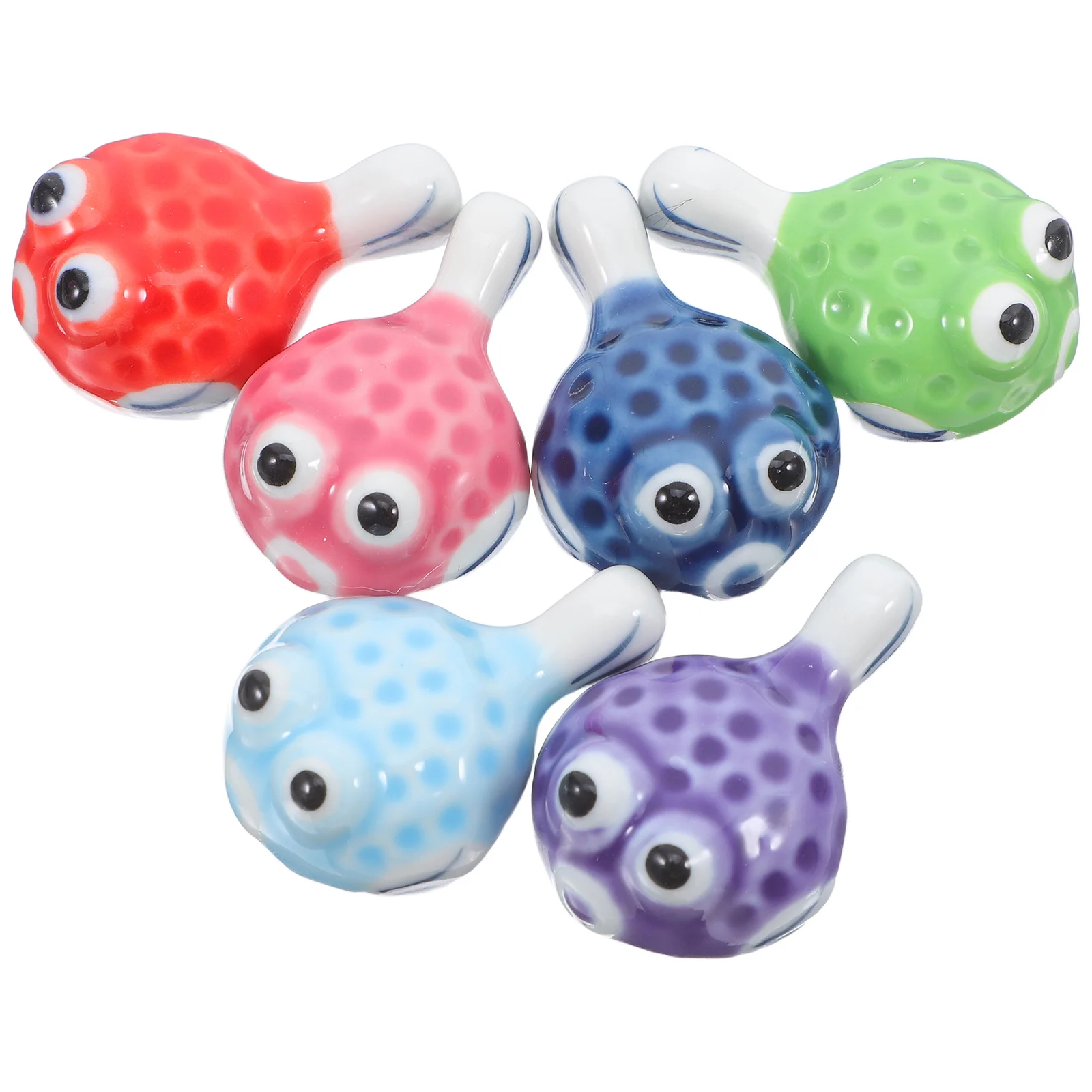 

6 Pcs Tableware Ornament Reusable Chopsticks Holder Shape Accessory Long-lasting Rest Crack-resistant