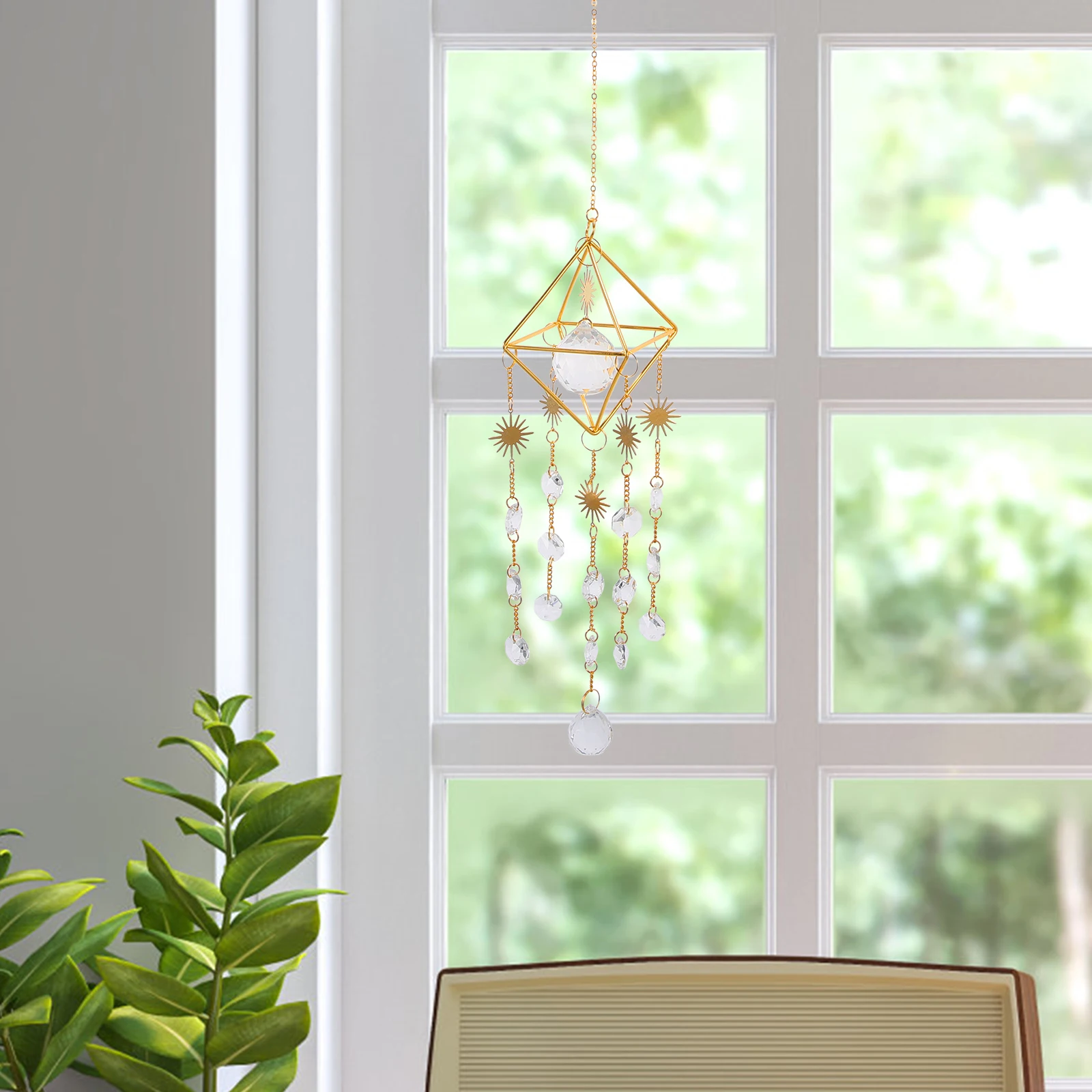 

Crystal Pendant Hanging Decoration for Wedding Party Romantic Valentines Day Decoration For Lamp Crystal Ornament Valentine Day