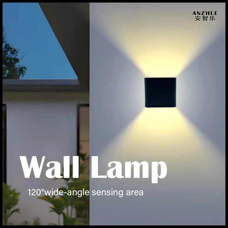 Indoor Home Wall Lamp with up down Dimmable LED Lights Simple and Modern Suitable for Corridors  Stairs and Background Wall
