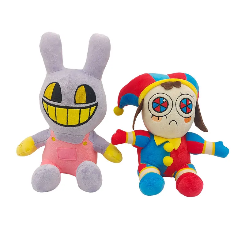 The Amazing Digital Circus ตัวตลกฟองตุ๊กตาหนานุ่มละครสัตว์ดิจิตอล Jax Plush ponmi กระต่ายปอมกระต่ายตุ๊กตาแจ็คสันจำของเล่น