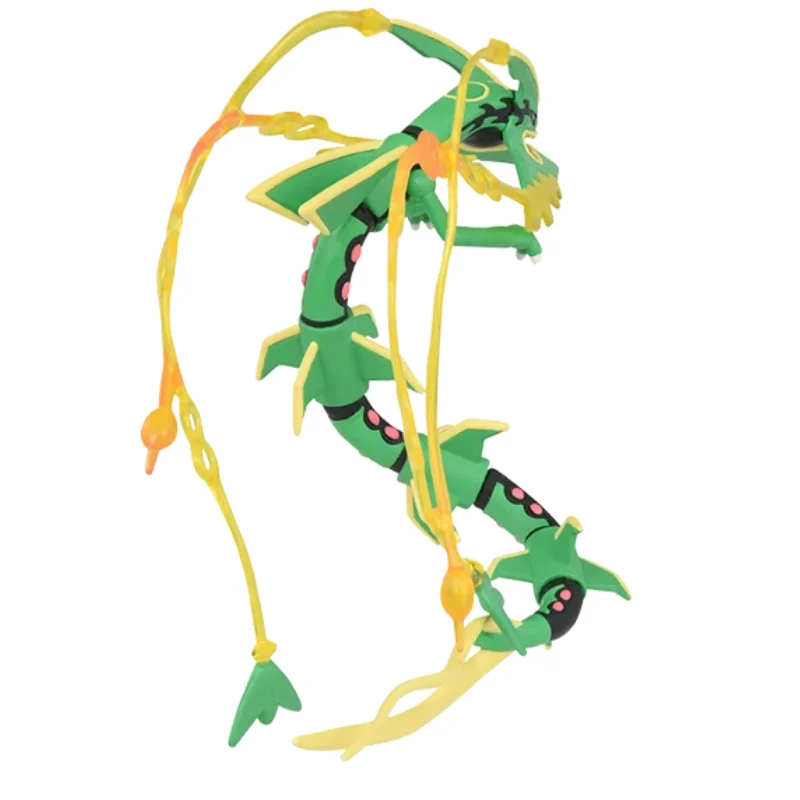 TOMY Limited Edition Pokemon Figures ML Series Mega Rayquaza Exquisite Appearance Perfect Anime Collection Toy Gift Free Stand