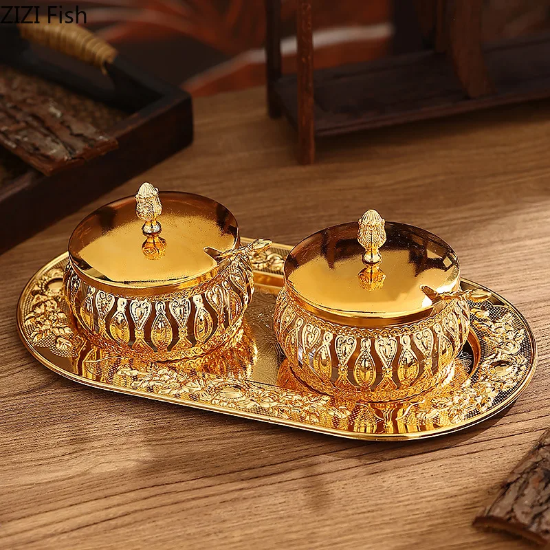 Glass Spice Jar Kitchen Canister Set