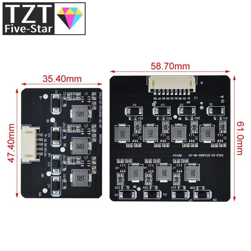 BMS 2S-8S 1.2A Balance Board Lifepo4 LTO Lithium Battery Active Equalizer Balancer Energy Transfer Board BMS 3S 4S 5S 6S 7S 8S