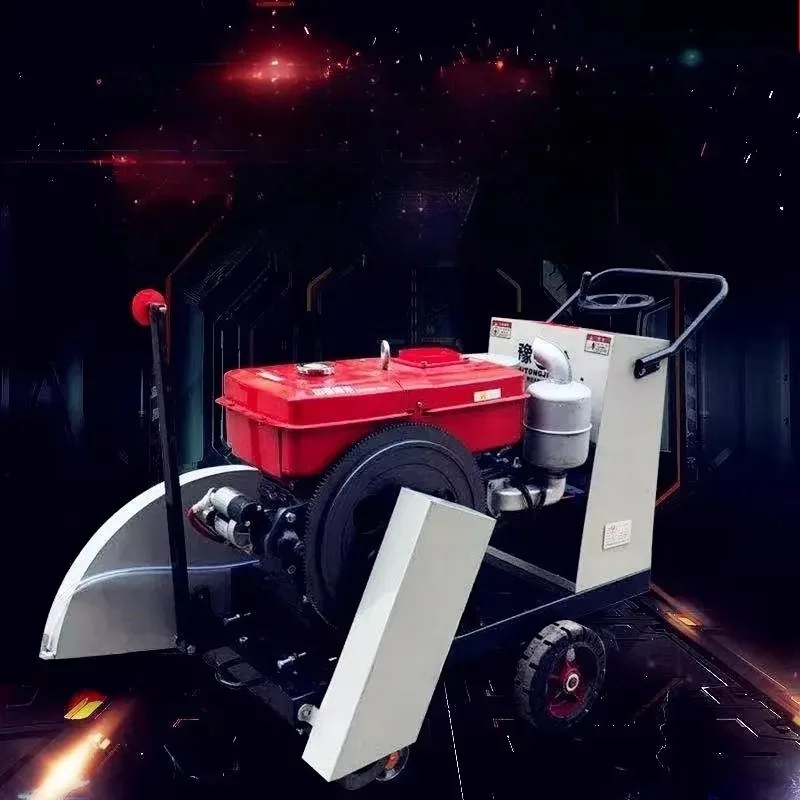 Road Cutting Machine Automatic Walking Cement Floor Cutting Seam Machine Crawler Grooving Machine