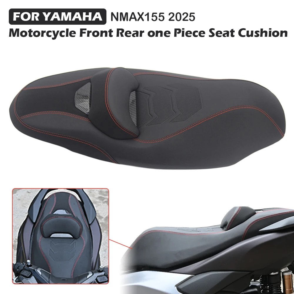 Motorcycle Whole Seat Cover Front Driver Rear Pasenger Integrated Cushion For Yamaha NMAX 125 155 2021 2022 2023 2024 2025
