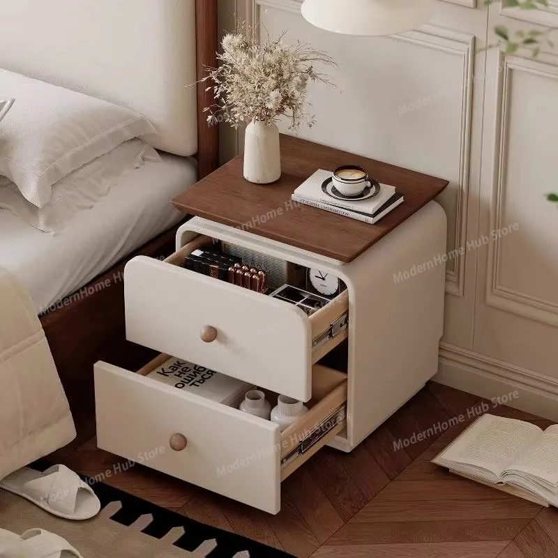 

Lowprofile Designer Bedside Table White Modern Coffee Bedroom Bedside Table Home Minimalist Mesitas De Noche Furniture