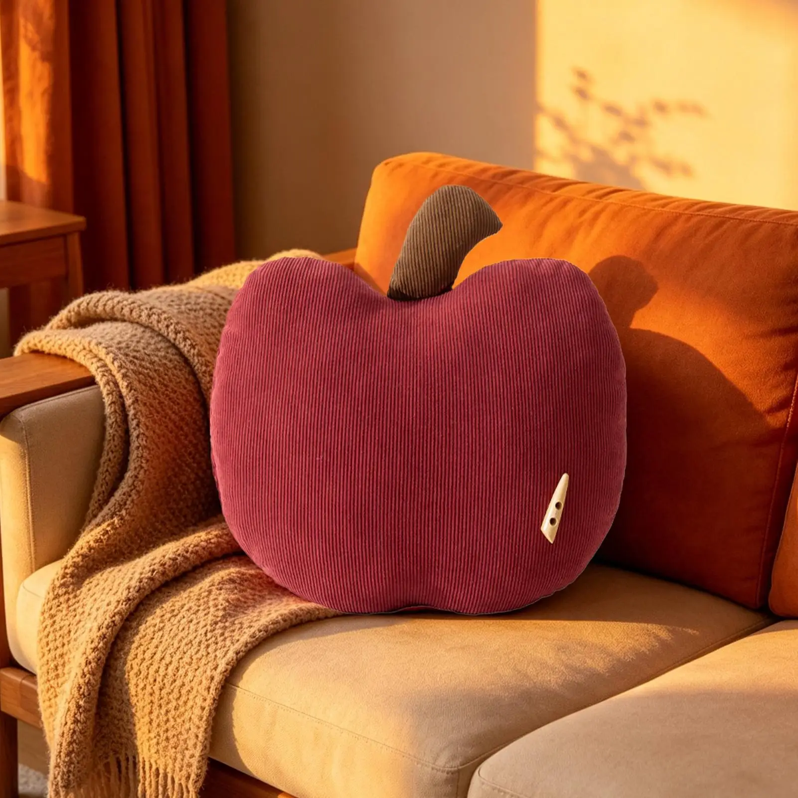 Novelty Fruit Soft Cushion Sleeping Reading Decorative Pillow for Bed Sofa Nap Relax Indoor Home Sofa Decoration Supplies