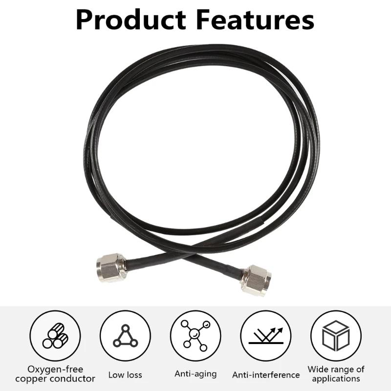 Kabel Router BNC Male BNC Male Pigtail Adapter Kabel RG58 50Ohm