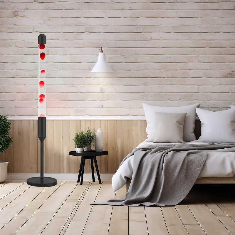 مصباح حركة سائل مقاس 47.5 بوصة، مصباح ماجما، ضوء استرخاء المزاج، مناسب للديكور المنزلي، غرفة المعيشة، المكتب، غرفة النوم،