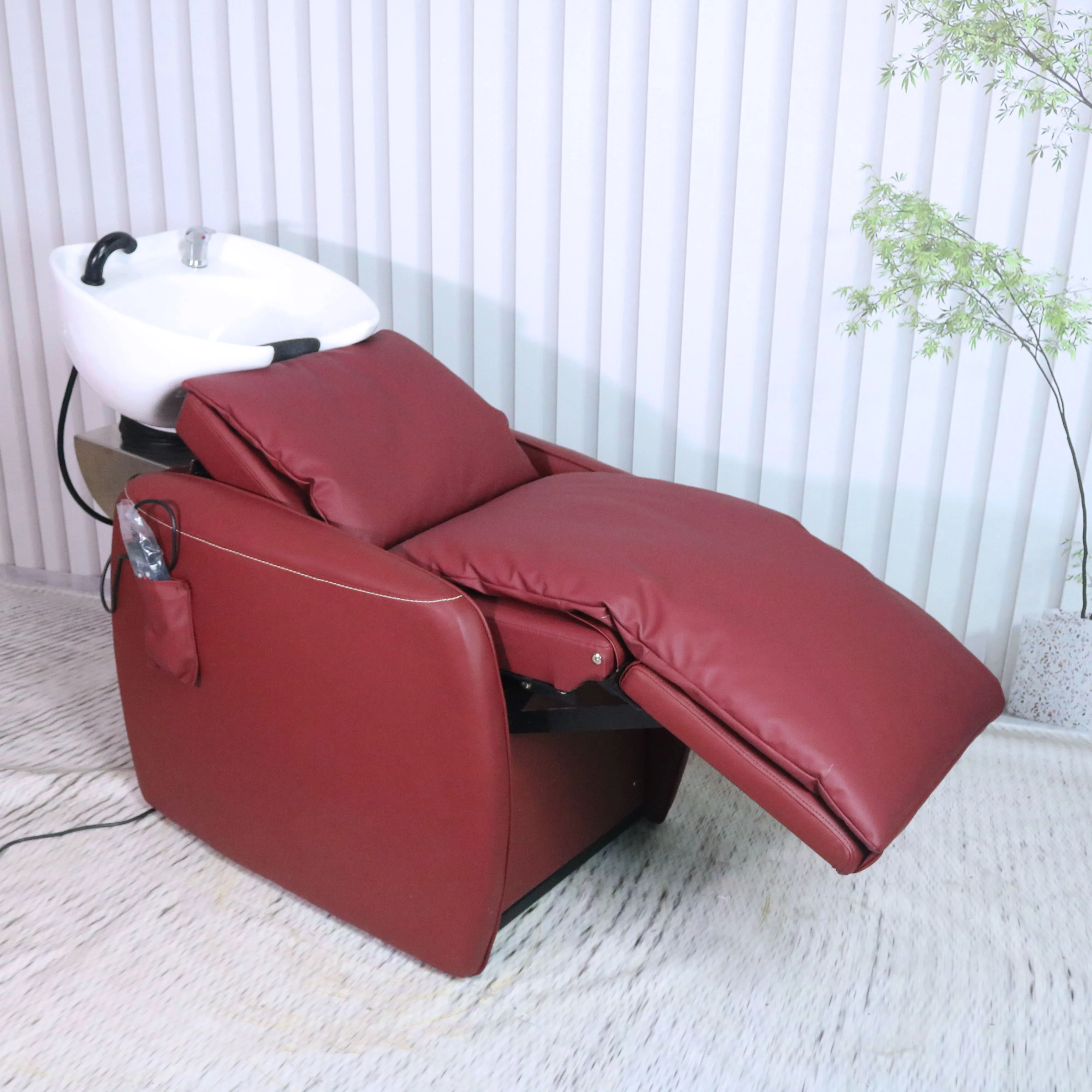 

Electric massage function Hot Sale Shampoo Chair Salon Furniture for Sale Hot Sale Shampoo wash unit