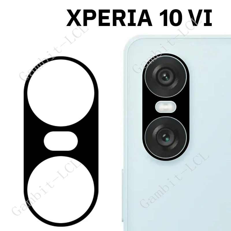 3D Integral Camera Lens For Sony Xperia 1 VI  Tempered Glass ON Xperia10 10 10VI Xperia1VI 1VI  Back Screen Protector Cover Film