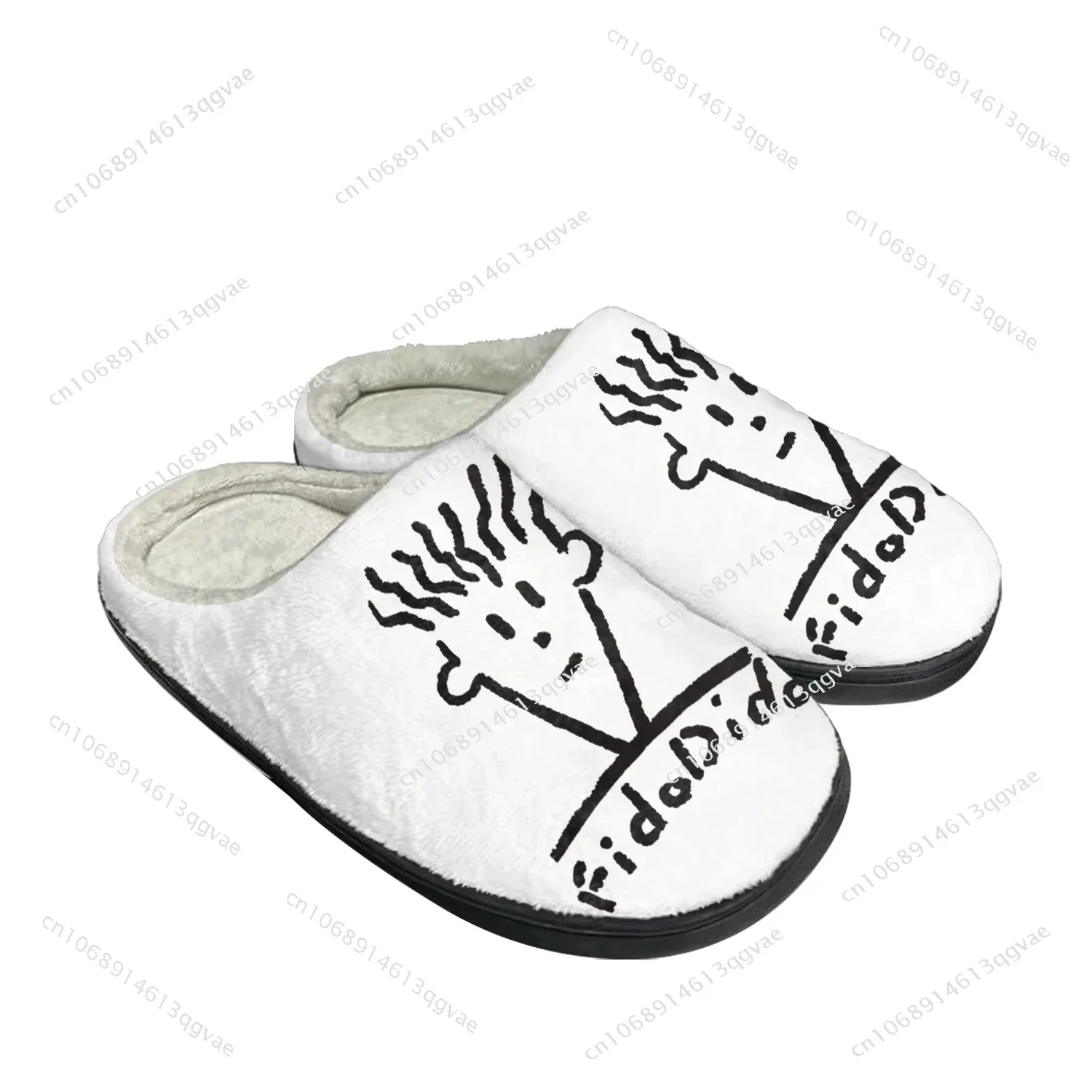 Pantuflas de Algodón Fido Dido para el Hogar, de Alta Calidad, para Hombres, Mujeres, Jóvenes, Niños y Niñas, Pantuflas de Felpa para Dormitorio, Cálidas, Personalizadas, Térmicas