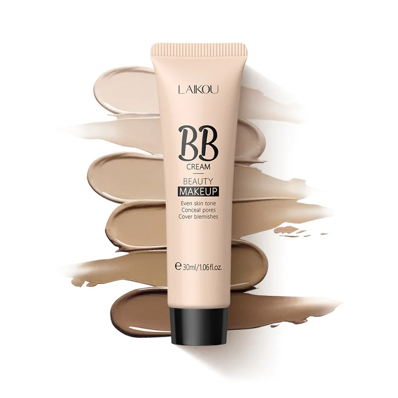 LAIKOU BB Cream Base per il viso fondotinta liquido trucco Waterproof Long Lasting Facial Concealer crema sbiancante trucco coreano