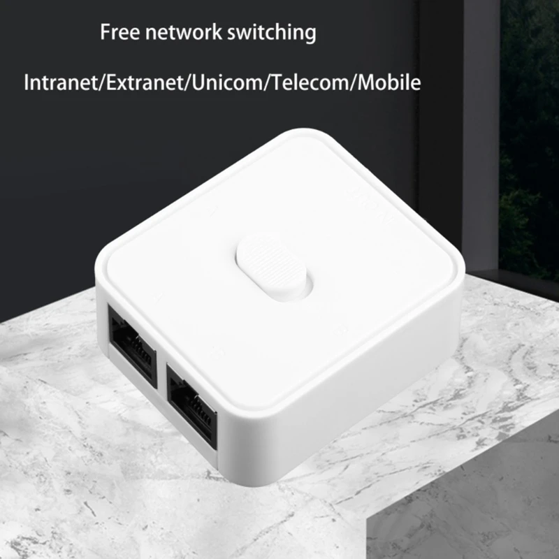 2-портовый сетевой сетевой коммутатор 1000 Мбит/с для селектора коммутатора 1000 Мбит/с, Прямая поставка