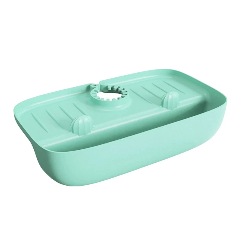Dụng cụ tổ chức bồn rửa chén bằng PP chắc chắn với giá đỡ miếng đệm thoát nước vòi Dropsale