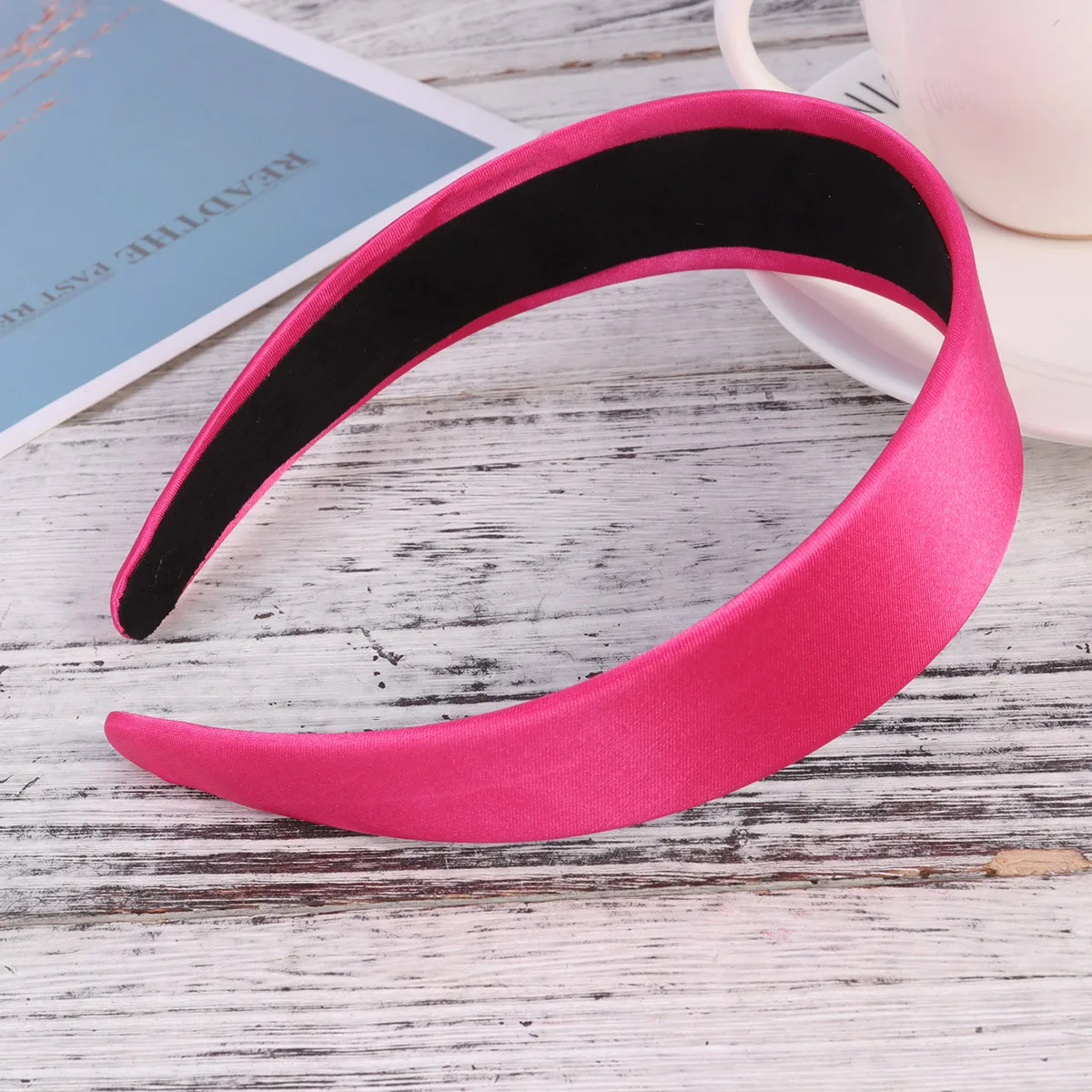 

2 шт., однотонная элегантная повязка для волос с широкими краями, креативный головной убор для праздничного костюма, косплей, рождественские украшения, аксессуар для