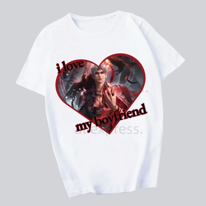 

Love and Deepspace Sylus My Boyfriend, Лидер продаж, футболки с забавным графическим принтом для мужчин/женщин, летние мужские уличные майки в стиле Харадзюку