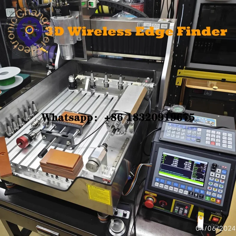 CNC ไร้สายสัมผัส P Robe 3d ขอบ Finder ศูนย์เครื่องจักรกลซีเอ็นซีเครื่องกัดสามประสานงาน P Robe อยู่ตรงกลางเครื่องมือการตั้งค่า Mach3