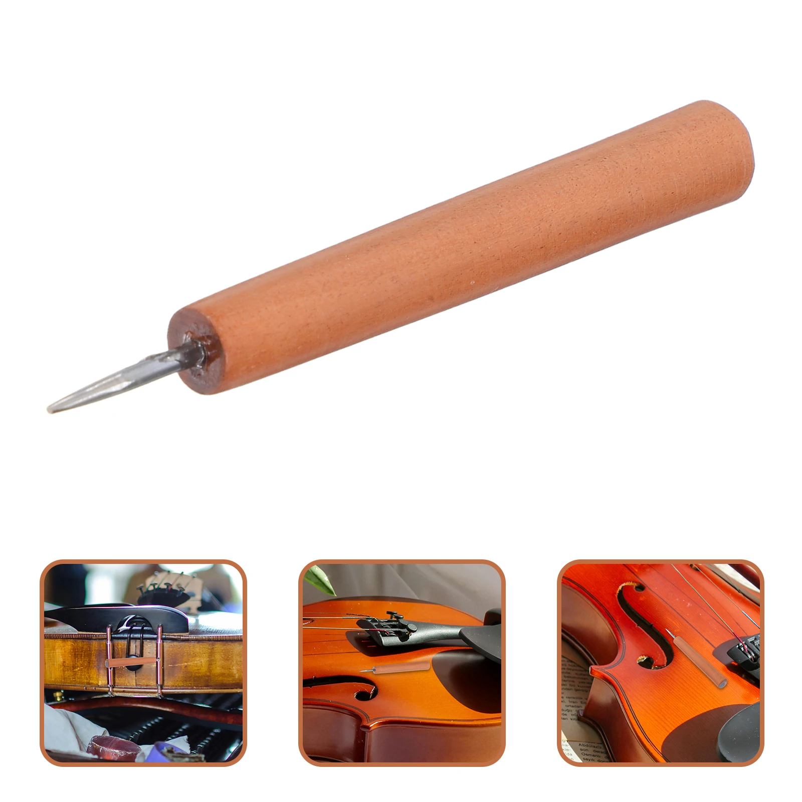 

Violin Screw Wrench Chin Rest Adjustment Musical Instrument Repair Tool Brown Accessory Screwdriver Parts