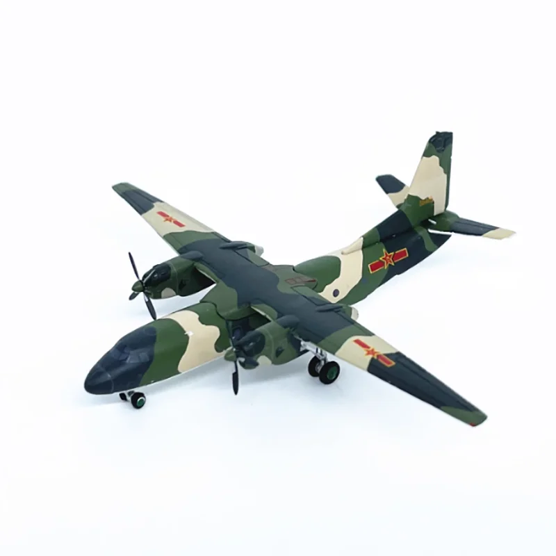 1:400 مقياس القوات الجوية الصينية Y-7 Y7 النقل سبيكة نموذج طائرة جمع عرض بوتيك الديكور