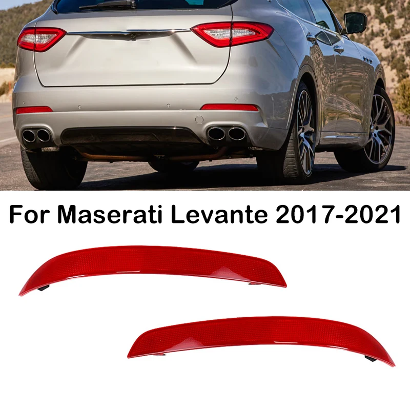 

For Maserati Levante 2017-2021 Car Rear Bumper Light Reflector Light Brake Light Stop Warning Brake Lamp 670032732 670032733