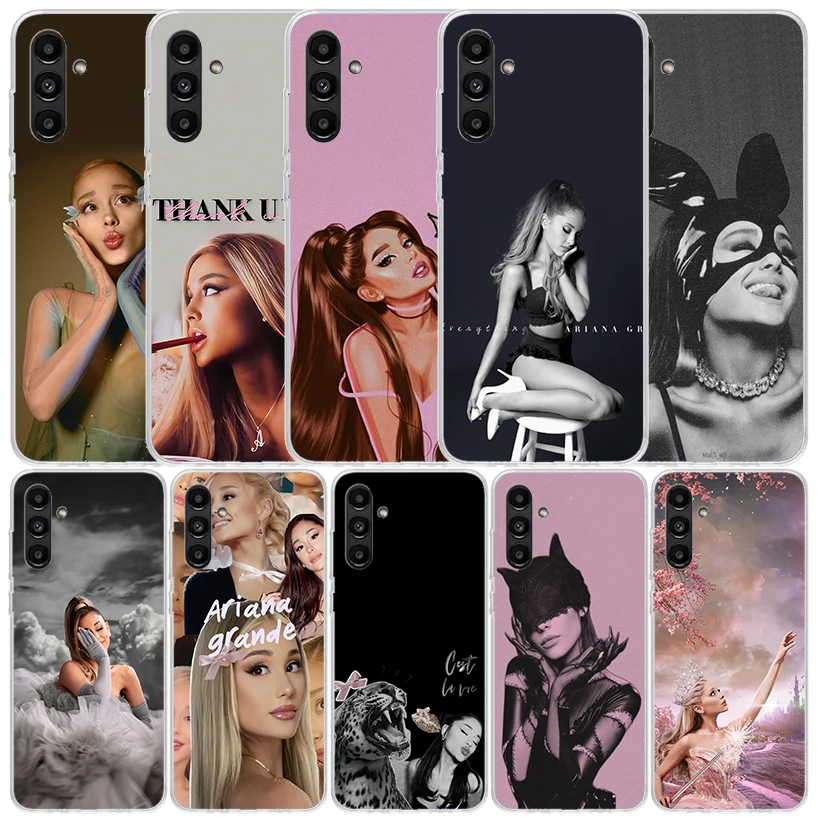 A-Ariana G-Grande Cover for Samsung Galaxy A17 A37 A57 A16 A26 A36 A56 A15 A14 A55 Phone Case A13 A53 A25 A35 A24 A34 A23 A33 Ga