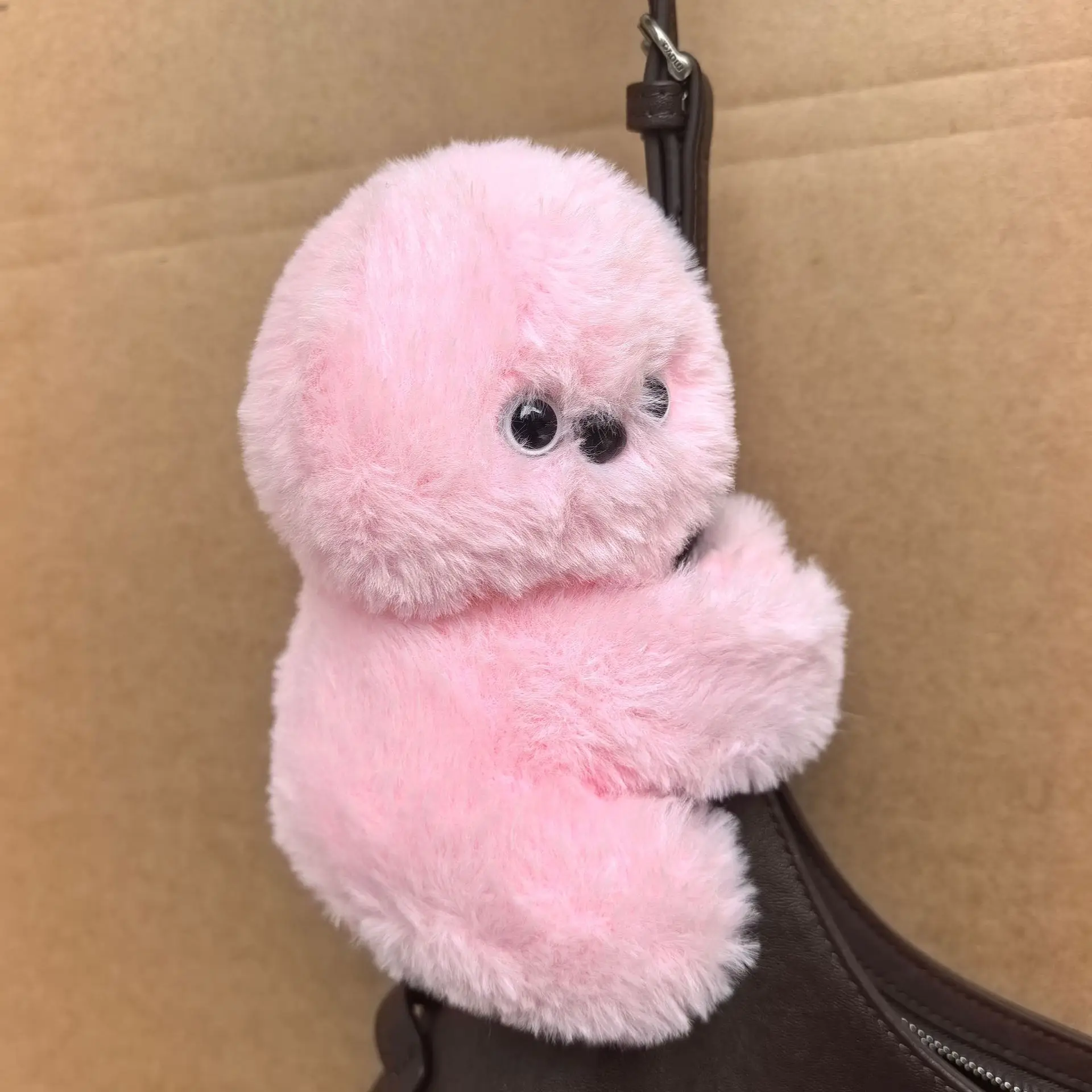 Mirumi Shy Cute Pet Plush Robot Emotional Companion Bag Plush Pendant No Sound Soft Stuffed Doll for Kids Girls Birthday Gift view 4