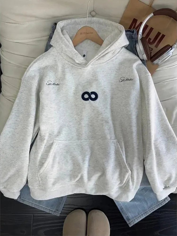 

Мужская толстовка с капюшоном Thiened Fce на подкладке с вышивкой Cleanfit с капюшоном Jaet, повседневная теплая прямая нога, дизайн