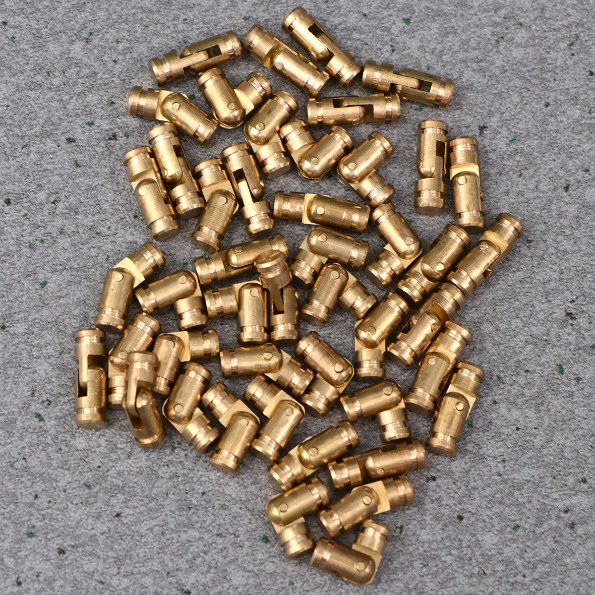 

50pcs 5X15Mm Brass Hinges Self-Closing Spring Hinge For Jewelry Box Case Automatic Closing Durable Box Hinges Hardware Fittings