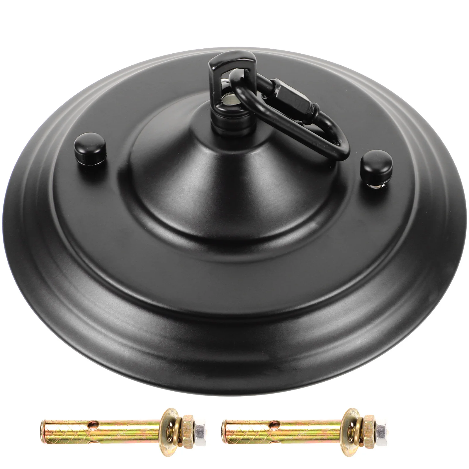 

1 set 1 Set Ceiling Light Plate High Grade Metal Rust Resistant 10Kg Load Farmhouse Vintage Pendant Light Canopy Kit Chandelier