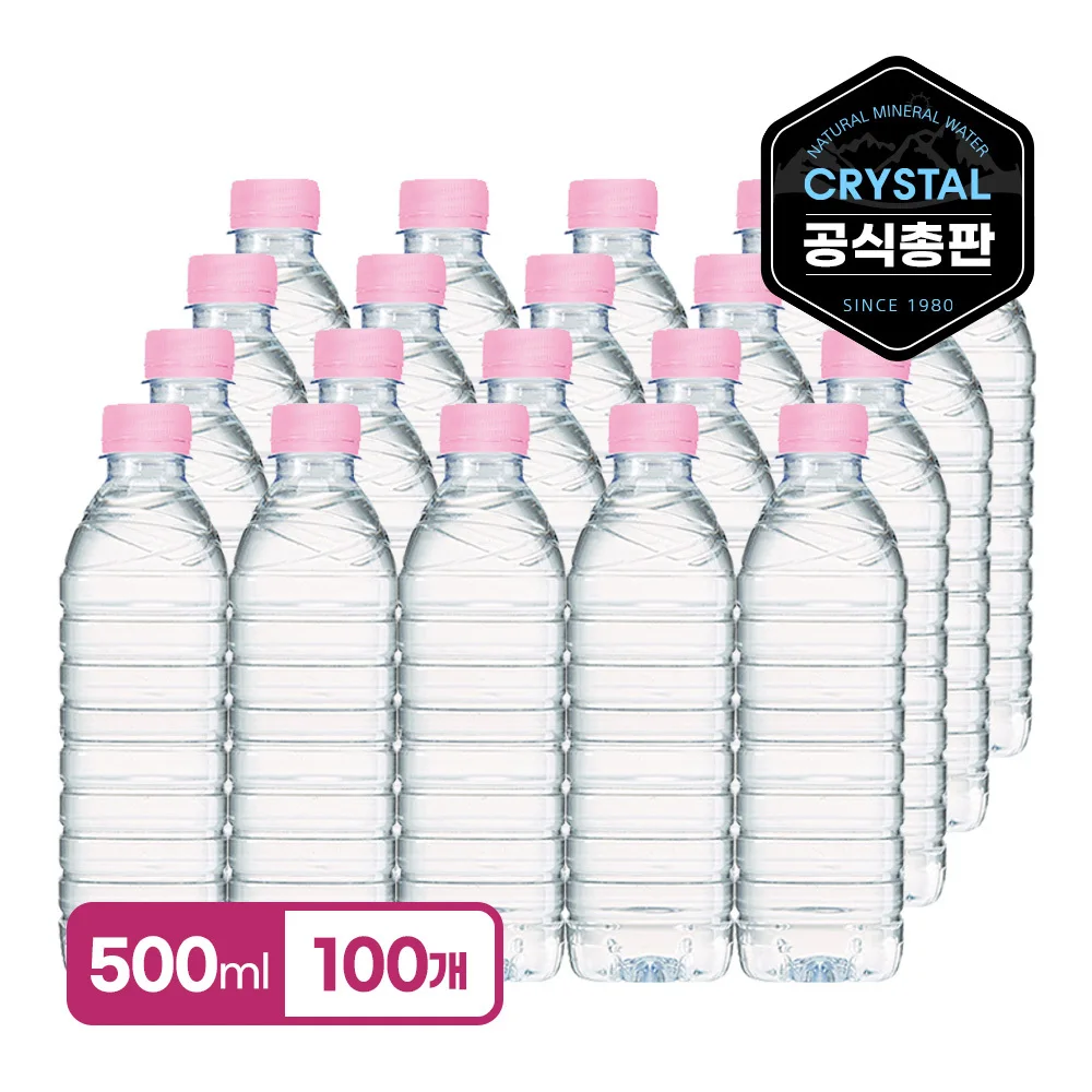 crystal mineral water bottled water 500ml 100 bottles