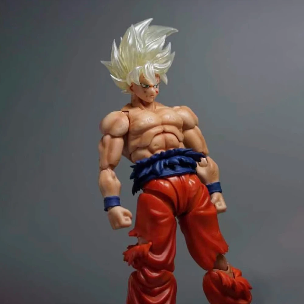 Foro nero Dragon Ball SHFiguarts SHF Ultra Instinct Son Goku Toyotarou Anime Action Figure Modello COLETTO BAMBOLA Giocattolo Regalo ORNAMENT