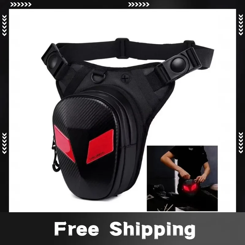 

Лидер продаж, мотоциклетная сумка с заниженной талией, рыцарская сумка для ног, твердая оболочка, через плечо, мотоциклетная водонепроницаемая поясная сумка, сумка для ног, глаз дьявола