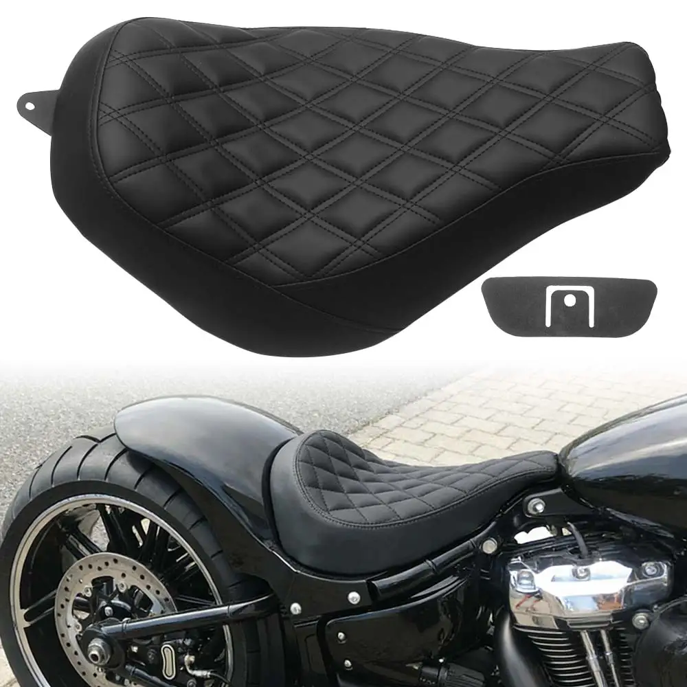 Motorcycle Driver Solo Seats For Harley Softail Fat Boy Breakout 107 114 117 FLFB FLFBS FXBR FXBRS FXDRS 2018-2023 Rider Cushion
